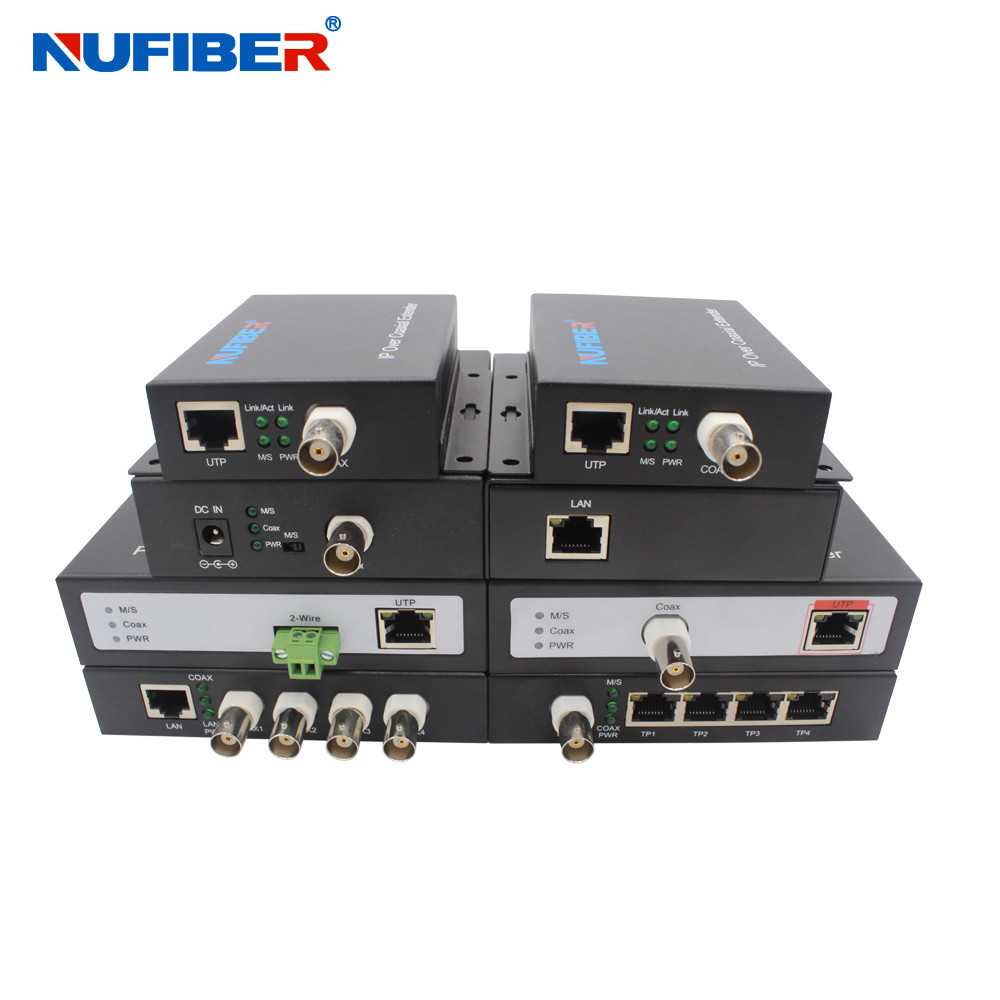 China IP Over 2 Wire POE Ethernet Over Twisted Pair Converter DC52V For CCTV Camera wholesale