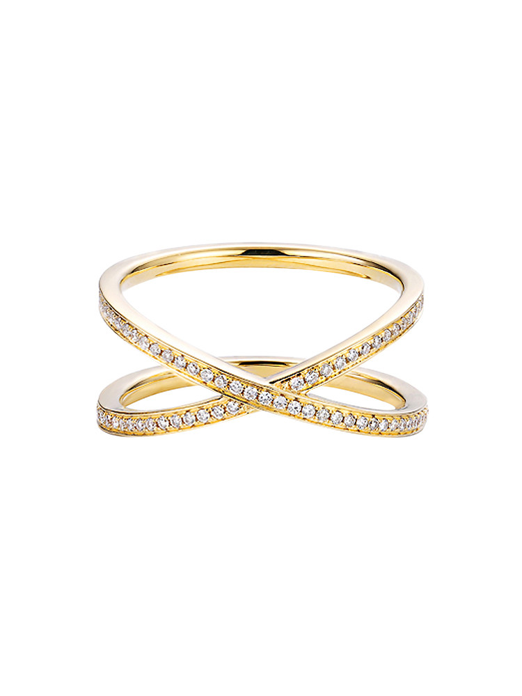 China jewelers near me 18K Gold Fashion Diamond Ring wedding rings for women wholesale