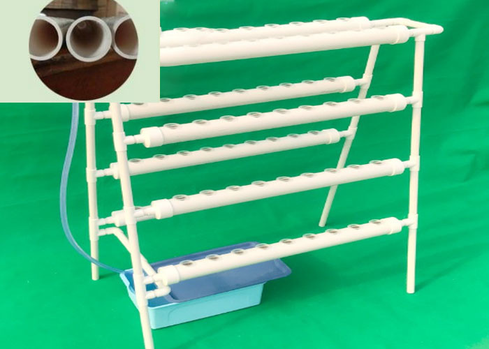 China Commercial Soilless Cultivation , NFT Hydroponic PVC Channel High Safety wholesale