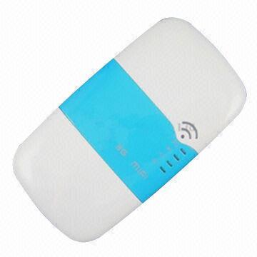 China WCDMA/GSM 3G MiFi Router with Standard 6-pin SIM Slot Wi-Fi Router, Compatible with 802.11b/g/n wholesale
