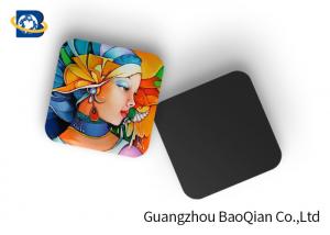 China Mini 3D Personalised Tea Coasters / Cup Coasters , Custom Square Coasters Printing Placemat wholesale