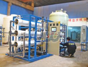 China Industrial Two Stage Reverse Osmosis Water Purification Equipment Automatic Control wholesale