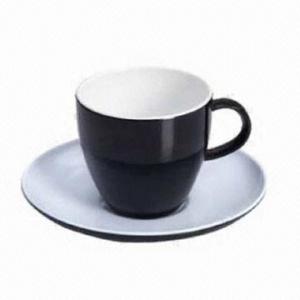 China Melamine Cup, Mug and Saucer Set, Suitable for Promotional and Gifts wholesale