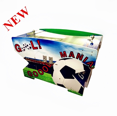 China Goal Mania Football Redemption Gambling Sport Arcade Skilled Shooting Game Machine wholesale
