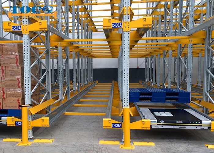 China Semi Automatic Pallet Shuttle System Industrial Warehouse Storage Racking wholesale