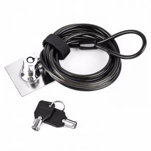 China Universal Laptop And Tablet Adhesive Security Plate With Key Cable Lock wholesale