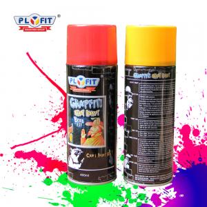 China PLYFIT Graffiti Spray Paint 400ml 60min Hard Dry For Multi Purpose Color Paints wholesale