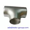 Buy cheap seamless Stainless Steel Tee , single slit pipe wall thickness 1 / 2 " NPS Sch5S from wholesalers