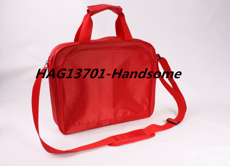 China Red 420D polyester document briefcase bag for ladies and Men wholesale