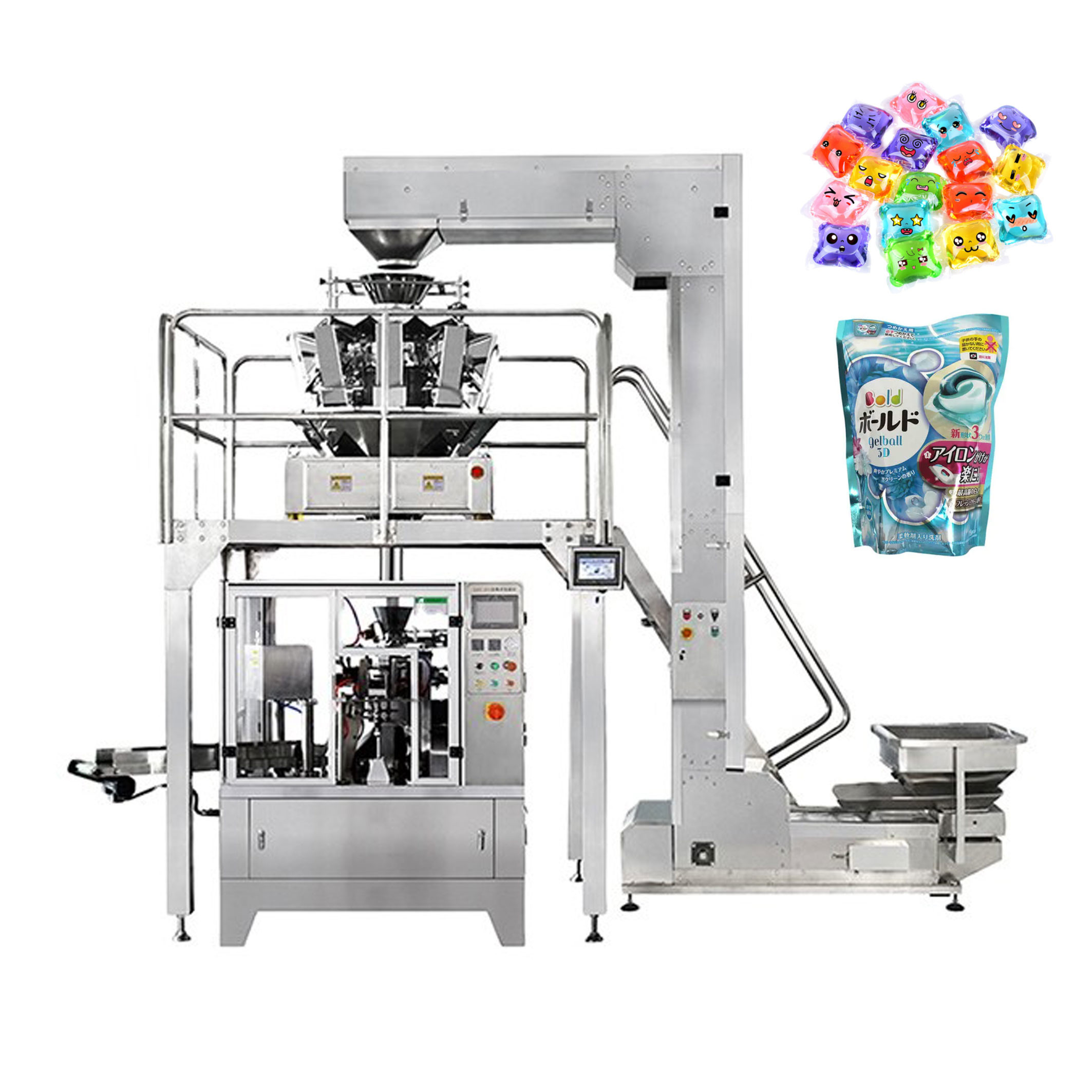China 60Bags/Min Doypack Zipper Packing Machine For Grain Food wholesale