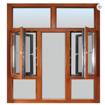 China KLUK Aluminium Swing Windows , Double Swing Out Windows With Grill And Mesh wholesale