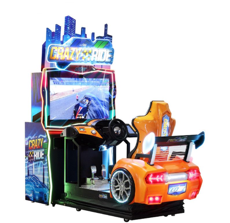 China Video Game Crazy Ride Game Racing Arcade Machine For Holiday Resort wholesale