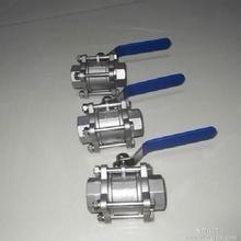 China 3-pc stainless steel ball valves FULL PORT 1000WOG,PN63 NPT BSPP BSPT API598 304 SS316 1/4 wholesale