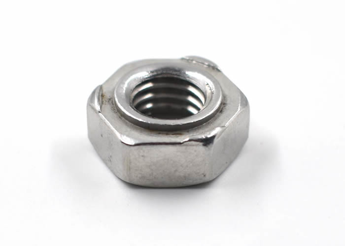 China Stainless Steel A2 Hexagon Weld Nut DIN929 Plain for Automobile Manufacturing wholesale