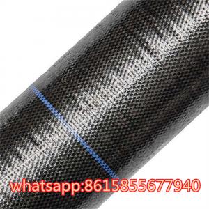 China Anti weed mat Black Mulch polypropylene material Agriculture Farming weed barrier block fabric wholesale