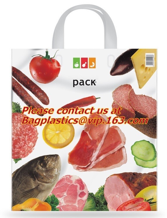 China Soft loop handle 100% biodegradable plastic bags plastic bag biodegradable, COMPOSTABLE wholesale