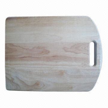 China Wooden Cutting Board, Made of Rubber Wood with Mineral Oil Finish, OEM Orders are Welcome wholesale