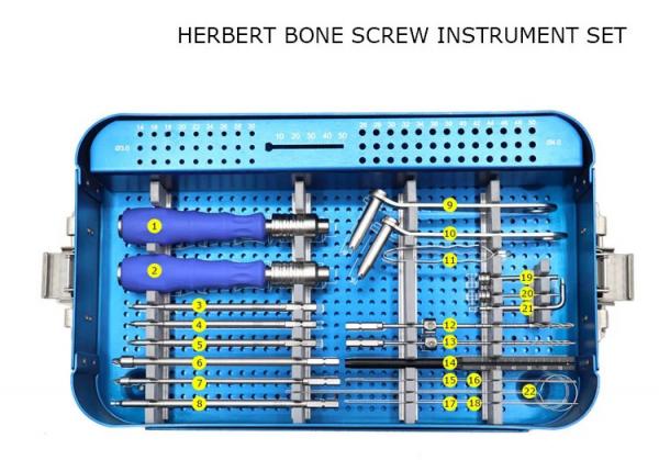 Medical Herbert Screw Trauma Plate Orthopedic Surgery Instrument Set