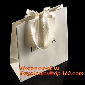 China luxury paper shopping bag for jewellry, twist handle luxury print fancy brown kraft art paper carrier bag wholesale wholesale