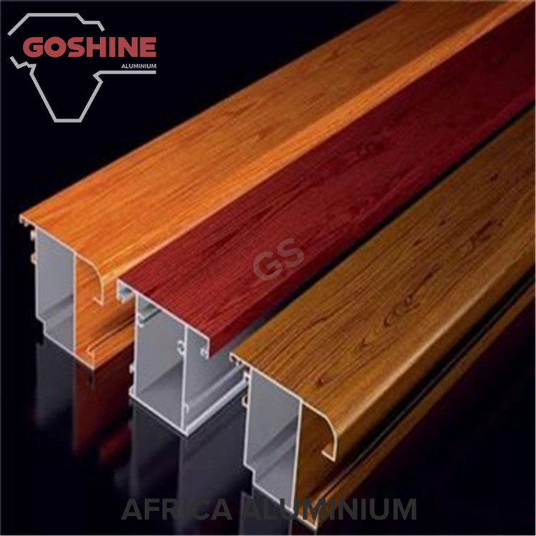 China High Hardness Wood Finish Aluminium Profiles Corrosion Resistance For Doors wholesale
