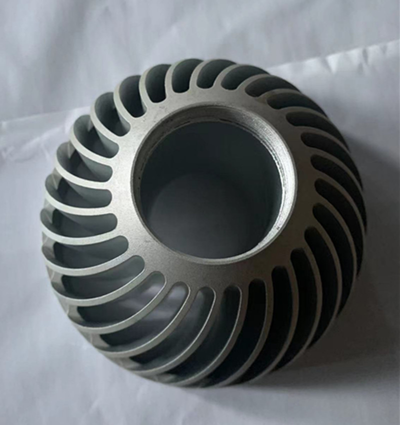 China Forging Die Casting Heat sink , Trumpet / Horn Shape Light LED Heat sink wholesale