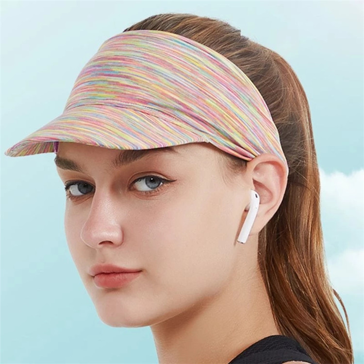 China Pre Curved 56cm Summer Sun Visor Cap For Shading wholesale