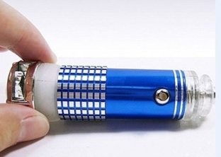 China 0.8W DC 12V OEM exquisite Aroma Blue Quiet Mini Ionic Electronic Car Air Purifiers wholesale