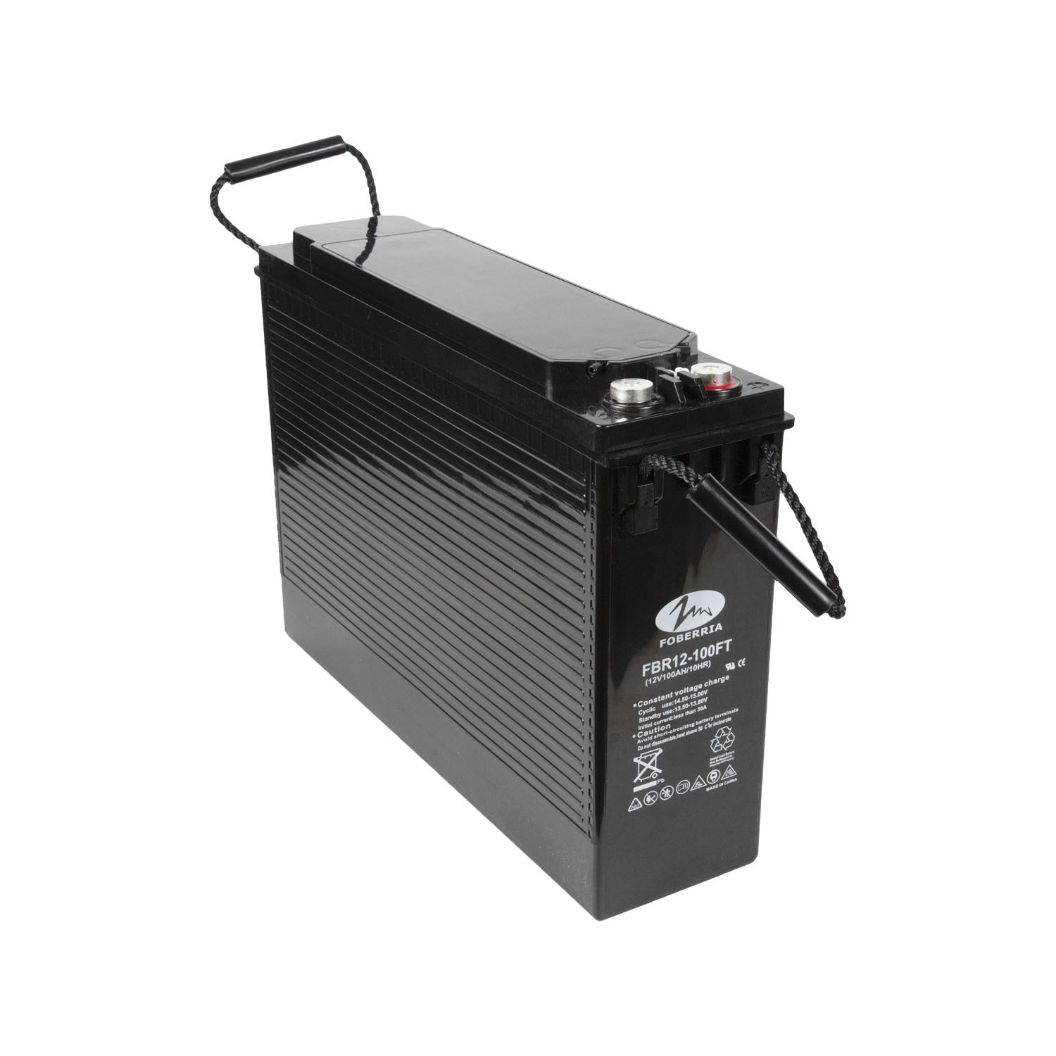 China 224mm Sealed Front Terminal Agm Battery 12v 100ah Deep Cycle Battery wholesale
