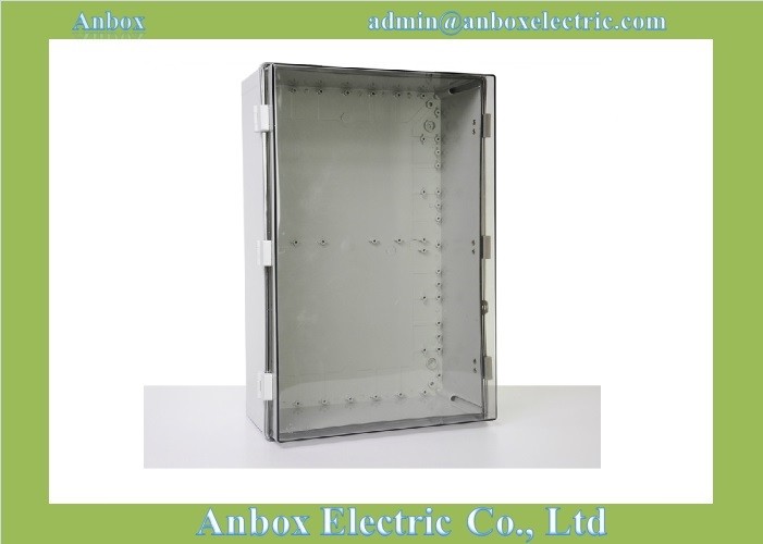 China 600x400x220mm ip66 PC clear waterproof hinged plastic box hinged box wholesale