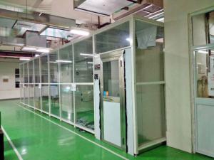 China Portable Modular Cleanroom Air Shower Clean Booth With Hepa Ffu Softwall wholesale