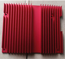 China Customized Carmine Anodizing  Extrusion Heat Sink Black Anodizing Heatsink Radiator Cooler For Electronic Device wholesale