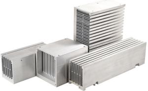 China CNC Machining Aluminum Extrusion Enclosure , T3-T8 Stacked Bonded Fin Heat Sink wholesale