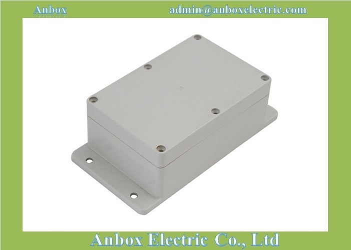 China 192x100x62mm IP65 grey colour din rail enclosure with flange wholesale