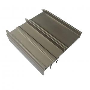 China Champagne Electrophoresis Anodized Aluminum Profiles For Glass Doors wholesale