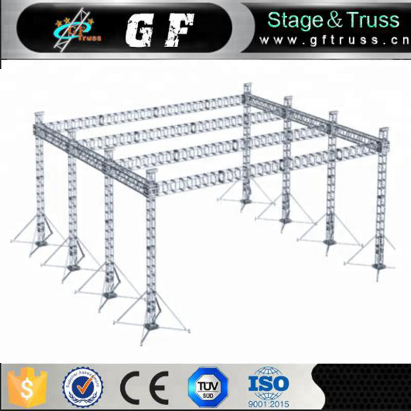 China Aluminum Outdoor Concert Stage Small Concert Sound Lighting DJ System Stage wholesale