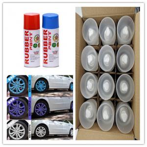 China Fast Dry Rubber Spray Paint Acrylic Resin 400ml 15um SGS For All Cars wholesale