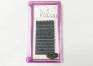 China 7-15mm Mixed In One Tray Individual Faux Mink Eyelash Extensions J B C D Curl Length wholesale