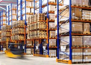 China Smart Warehouse Metal Storage Racks 4 Ton Per Layer Corrosion Protection wholesale