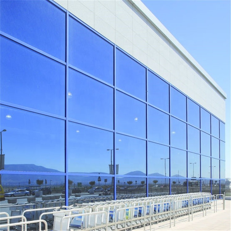 China KLUK Steel Frame Aluminum Curtain Walls Double Glass Lightning Protection wholesale