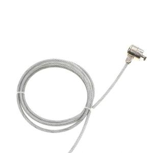 China Laptop Notebook Cell Phone Anti Theft Cable Alarm 1.8M Length wholesale