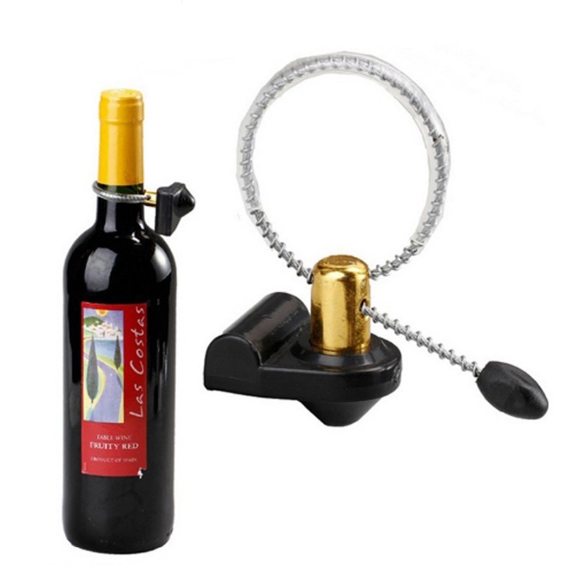 China EAS Anti-Theft Security Alarm Triangle Metal Cable Wine Bottle Tag wholesale