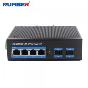 China Lightning Protection Unmanaged Industrial Switch 1000M Din Rail Ethernet Switch wholesale