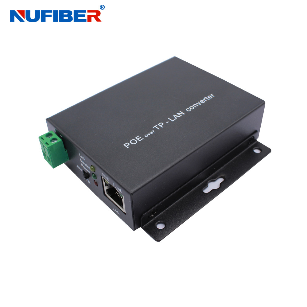 China 10/100M POE Ethernet Over Coaxial Extender , POE RJ45 To Coax Converter wholesale