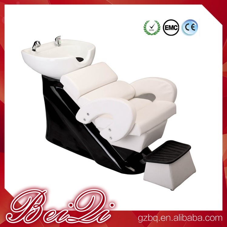 China Hair shampoo station wholesale salon furniture luxury massage shampoo chair wash unit wholesale