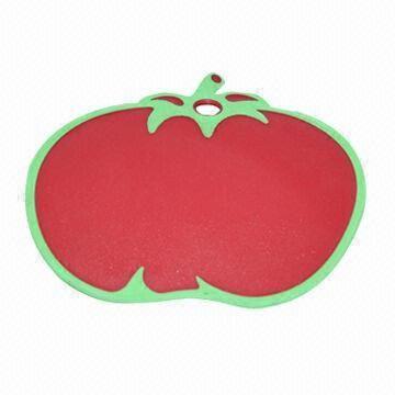 China Plastic Cutting Board, Made of Plastic and TPR, FDA/EN71/LFGB Passed, Available in Various Colors wholesale