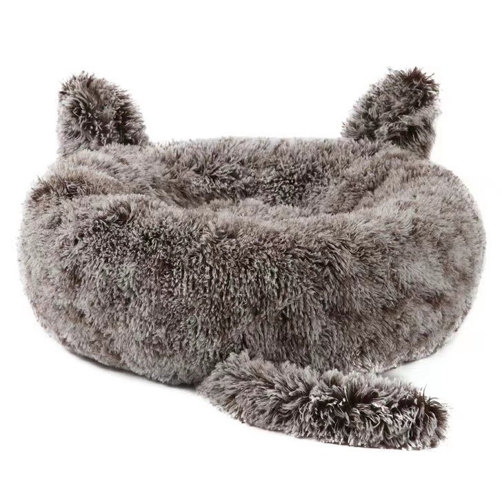 China Small Rabbit Ears Winter Warm Cat Sleeping Bed 70CM 80CM Plush + PP Cotton wholesale