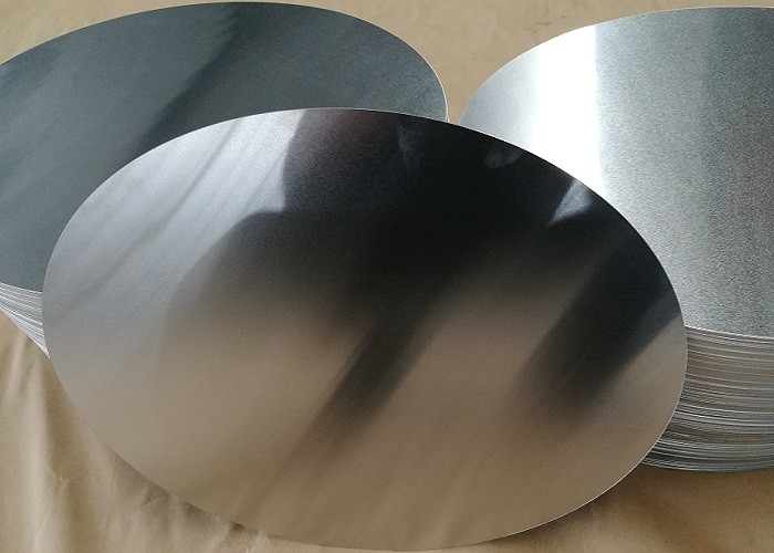 China 0.5mm Alloy 1050 3003 Aluminum Round Plate H14 Temper For Non Slip Cookware wholesale