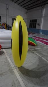 China 1.2m long Fruit Shaped Balloons , Digital Printing Inflatable Banana wholesale
