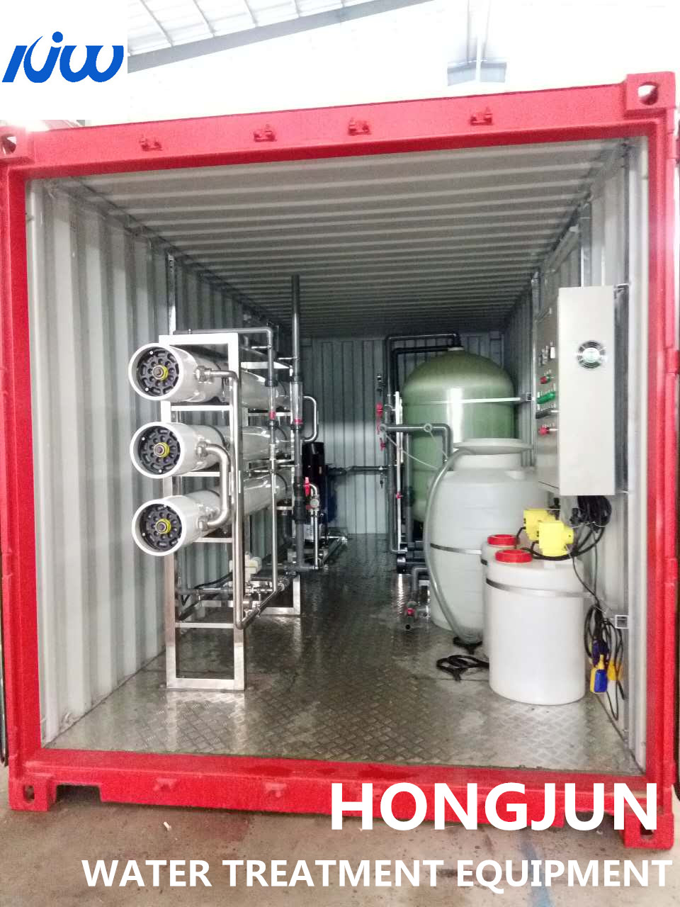 China 0.3LPD Integrated River Water Treatment Plant Container Type wholesale