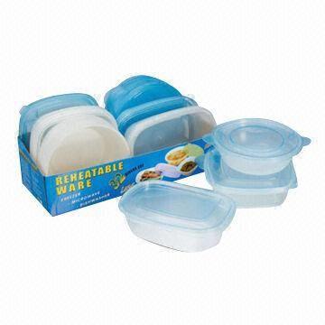 China Food Container Set, BPA-free, FDA/EN 71 Certified, Available in Various Sizes and Colors, Made of PP wholesale